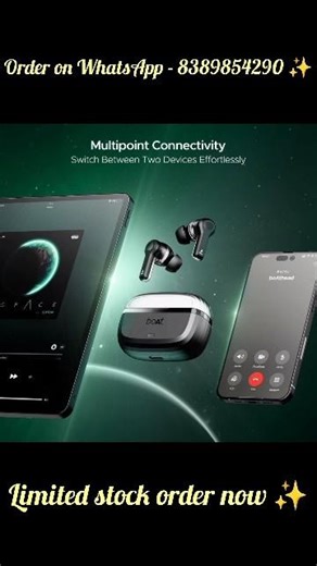 boAt Nirvana Space w/ 360 Spatial Audio, ANC(~32dB), 100HRS Battery #boatrockerz #boatindia#boatzon