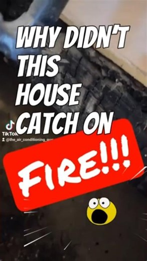 Why Didn't this hous catch on fire!
