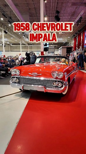 1.4M views · 30K reactions | 1958 Chevrolet Impala with a 348 CID V8 Engine at GAA Classic Car Auction. #reelsfb #reels #fblifestyle #gaaclassiccars #classiccarauction #ChevroletImpala | 713classiccars | Facebook