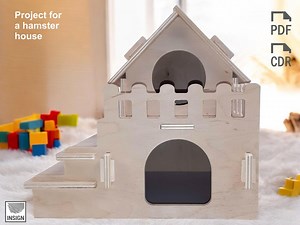 Hamster House Blueprint – CNC & Laser Cut Plans (PDF/CDR) - Etsy Canada