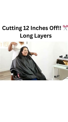 Cutting 12 Inches Off!! ✂️ | Step-by-Step Long Layer Haircut Tutorial