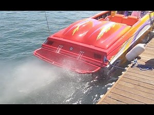 2600hp Outerlimits LOUD Startup Rev 575ci Mercury Blower Motors Offshore Footage Sound