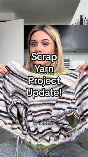Crafting a Stunning Scrap Yarn Cardigan