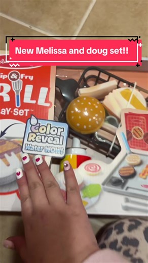 Unbox my new flip and get grill Melissa and Doug set i got for Christmas!! Ty for 1k!! #melissanddoug #roleplay #pretendplay #play #asmrplay