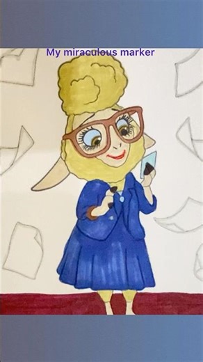 Zootopia-Bellwether!#shorts#art#painting