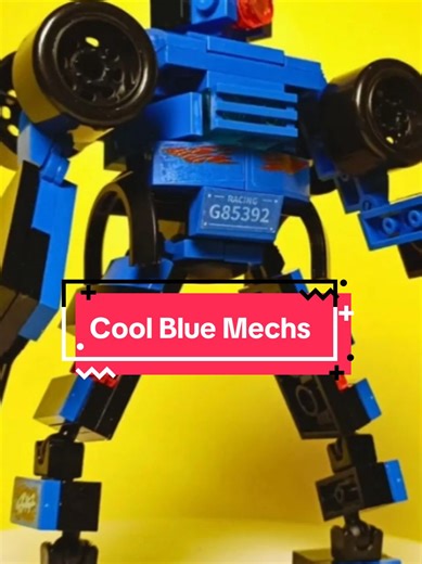 Cool Blue Robot Mechs Lego - Check Full Build On My Channel ADZ34 #ADZ34TV #Mechs #Lego #Robot