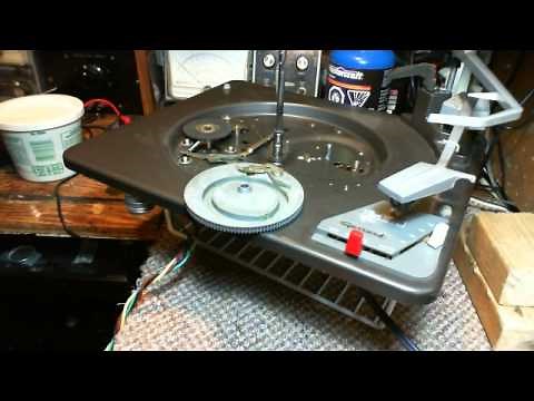 Garrard Model 1000 Record Player Video #1 - Mechanical Restoration
