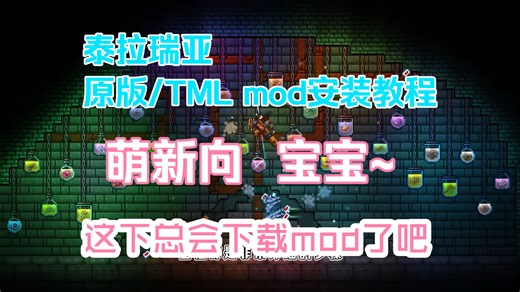 原版mod/tModLoader mod 区分以及安装教程【泰拉瑞亚】萌新合集【1】
