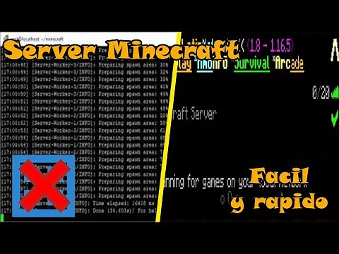 Como crear servidor Minecraft - Con y sin mods - Sin Aternos - Facil y rapido