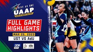 The Lady Falcons buck a slow start and Adamson frustrates UST anew to start round 2 on a high note! #UAAPSeason85 #RiseAsOne | One Sports