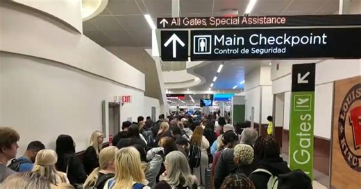Airport delays persist amid partial shutdown