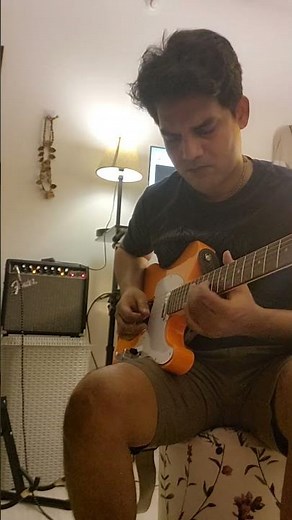 Squier Affinity Telecaster + Fender Champion 20 Blues Demo #guitar