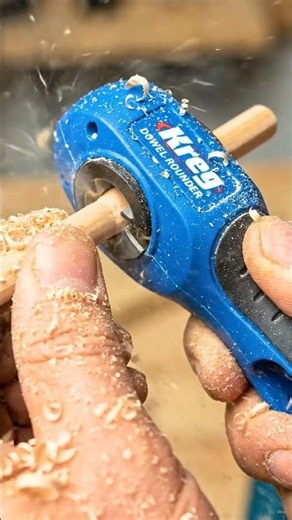 This Kreg Tool Makes Perfect Dowels in Seconds!🔥 #woodworking #tools