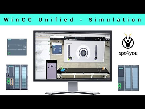 WinCC Unified Simulation without hardware - Learn to program PLCs - Transition course (Chapter 8)