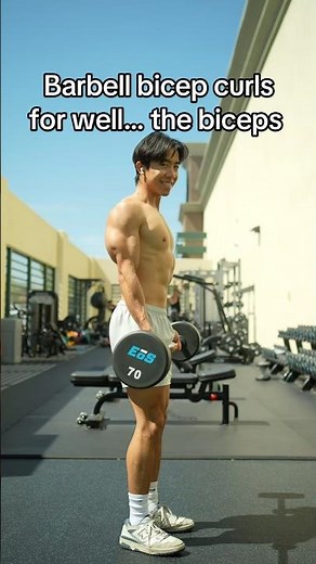 How to do Barbell Bicep Curls for well… the biceps