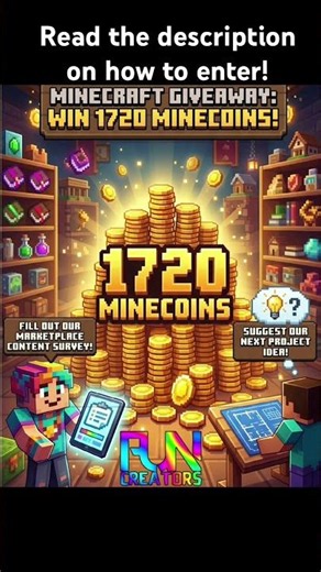 🎮 WIN 1720 MINECOINS! 🪙