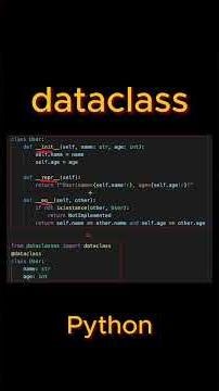 pythonのdataclassを1分間で解説します#python #プログラミング #programming #dataclass