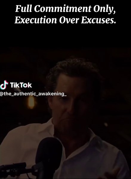 If you’re going to step into something, step in with your whole chest. Say what you can do & do what you say. Stop pretending commitment is optional because half stepping is how people sabotage their own life. Don’t over-promise, don’t fake confidence, don’t “try it out” like you’re scared of your own potential. When it’s time to move, dive, finish, & see it through. That’s the only way you earn clarity. Either it’s for you or it isn’t, but you’ll never know hiding behind hesitation. Go all the 
