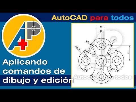 Aplicando comandos de dibujo y edición en AutoCAD