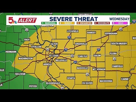 LIVE: Severe weather moves through St. Louis area Wednesday night