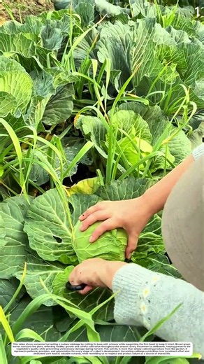 Harvesting Fresh Cabbage: How Garden Shears Turn Plants into a Bounty