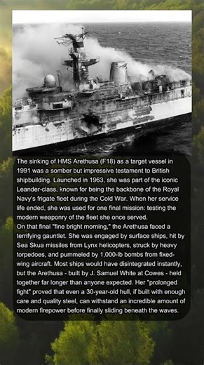 HMS ARETHUSA’S LAST STAND ⚓