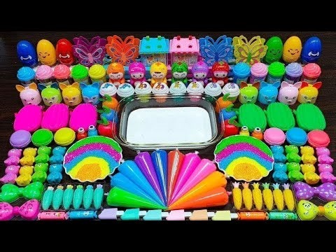 Relaxing with clay piping bags and many things | Mixing random things into slime !!!