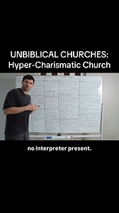 If there's tongues and no interpretter present, LEAVE... #truth #church #discernment #theology #christianity | Brayden Steckler