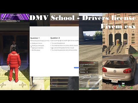 Gta V FiveM DMV School - Drivers license [esx]
