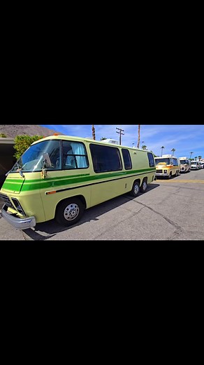 Last week we went on a Cactus Caravan with our GMC motorhome friends, the Pacific Cruisers. We rolled 12 strong into the Happy Traveler RV Park in Palm Springs, CA. Let's just say we caused quite a stir!!😉👍 #gmcmotorhome #vintagevibes #letsboogie #vintagemotorhome #keepontrucking #truckin | The Boogie Van