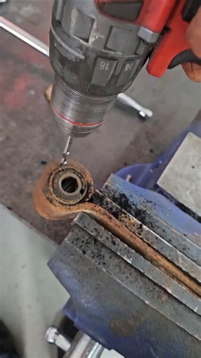 Easy Bushing Removal Trick! #mechanic #cars #tips