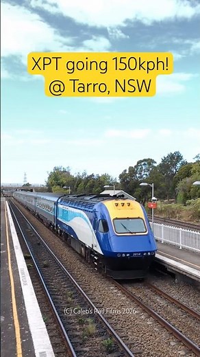 Australia’s XPT going at 150kph! #train #railway #fast