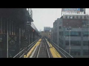 New York City Subway - Führerstandsmitfahrt U-Bahn Linie 7 - engineer view IRT Flushing Line - MTA