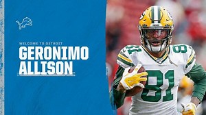 35K views · 437 reactions | Watch highlights of new Lions wide receiver Geronimo Allison. | Detroit Lions | Facebook