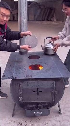 Build & Burn! DIY Multifunctional Portable Wood Stove