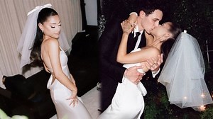 Ariana Grande’s wedding to Dalton Gomez truly was *just like magic.* 💖 et.tv/3fNi2Cw | Entertainment Tonight