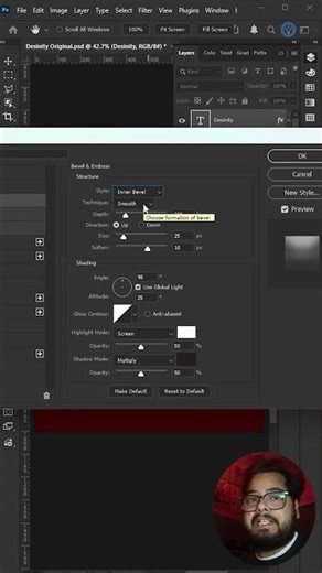 metallic text effect photoshop | Photoshop tips & tricks | desinity