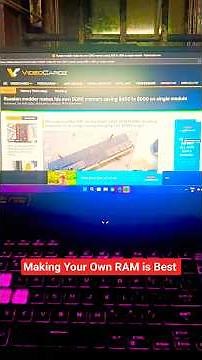 Making Your Own RAM is Best Russian modder makes his own DDR5 memory save $800 on single module