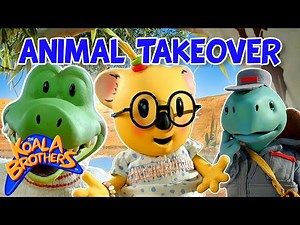Animal Takeover! Part 2 🐊🐢 | ‪@KoalaBrothersTV‬ | 1 Hour | #compilation | Children's Animation Series