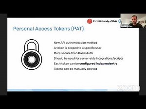 DHIS v2.37 Platform - Personal Access Tokens
