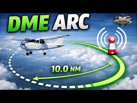 DME ARC AND 500ftpm DESCENT - CFII TRAINING