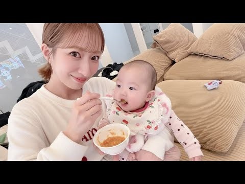 「美味しいね」が聞こえそう…夢空ちゃん初ごはんを辻希美が公開