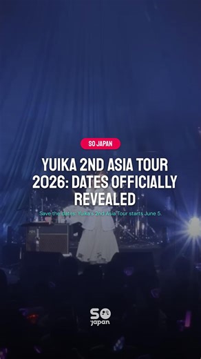 So Japan on Instagram: "THE VOICE OF FIRST LOVE RETURNS! 🌸🎸 YUIKA ANNOUNCES 2ND ASIA TOUR 2026 Get your hearts ready! ⸜❤︎⸝‍ The viral sensation and storyteller of youth, Yuika (『ユイカ』), is officially heading back across the continent for her highly anticipated 2nd Asia Tour this June! 🌏✨ Known for her relatable lyrics and gentle acoustic melodies like “Suki Dakara.” and “Sniper,” Yuika has captured the hearts of millions across SNS. After a massive 2025, she’s bringing her signature “Sweet Aly