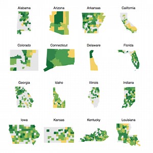 How to auto-generate 50 state maps in Tableau