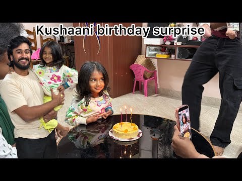 Kushaani birthday ge full surprises 😍|| #varunaradya @VarunAradya31