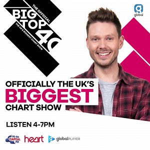 1.3K views · 33 reactions | The brand new The Official Big Top 40 with Will Manning launches this Sunday from 4pm, exclusively on Capital FM, Heart & the Global Player! | Global | Facebook