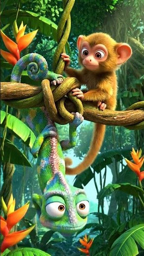 The Tangled Chameleon's Relief