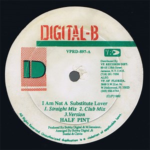 Half Pint - I Am Not A Substitute Lover