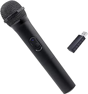 Mcbazel Wireless USB Gaming Microphone Compatible with Xbox Series X/S, PS5, Switch OLED, NS Switch/Switch2, PC, PS4, PS3, PS2, Xbox One X/S, Xbox One, Xbox 360, Wii