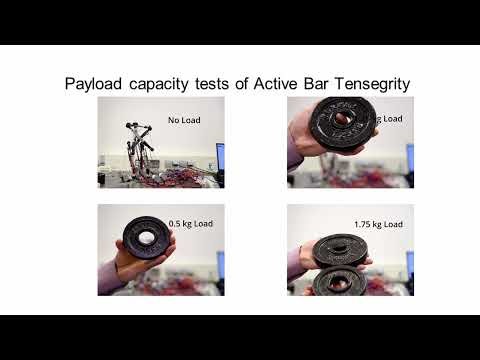 Tensegrity robot control via active bar mechanism
